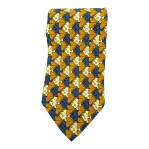 The ART OF M.C.ESCHER™ Mens Neck Tie Fish Design Pre Owned